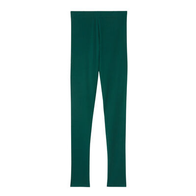 plain legging - dark green;