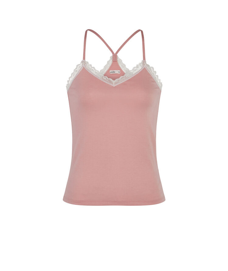 Vitamiz jersey top with thin straps pink.