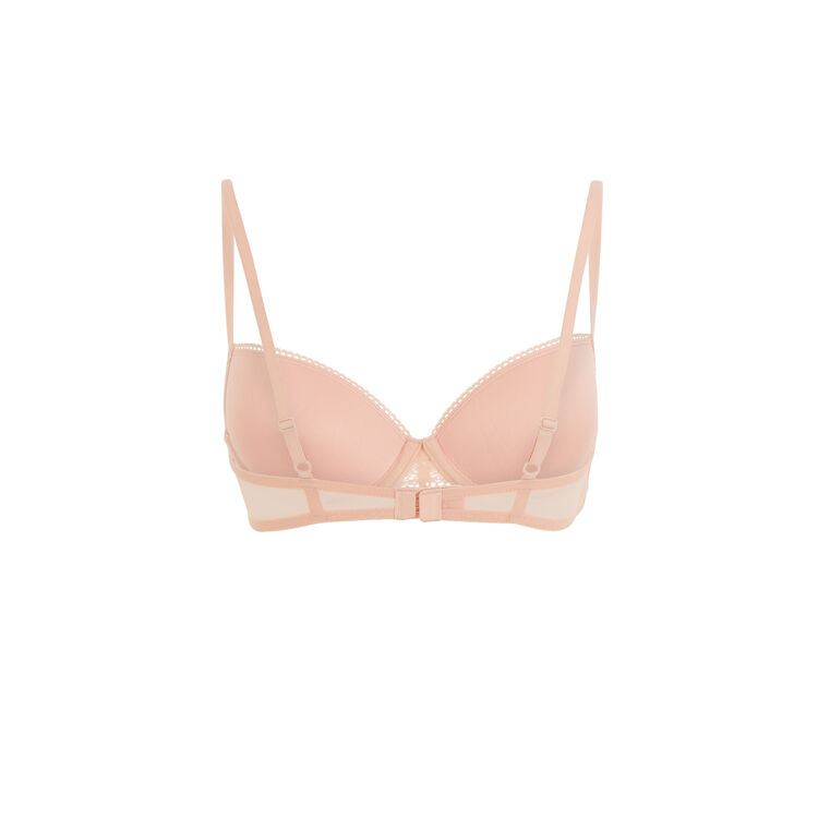 Revoltiz dusty pink padded bra pink.