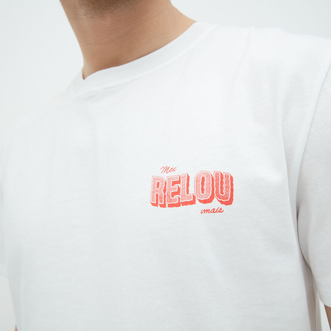 "Mec relou mais bon coup" printed t-shirt;