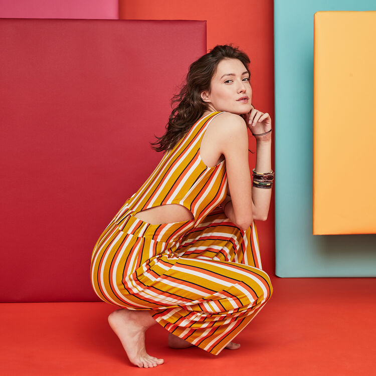 Raycroiseriz ochre jumpsuit yellow.