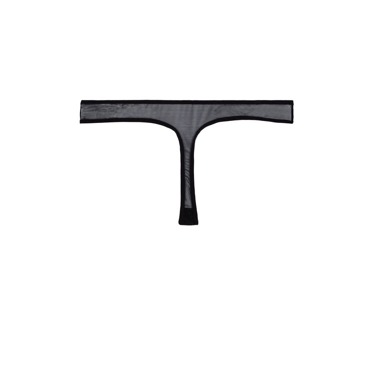 Triasiz black thong black.