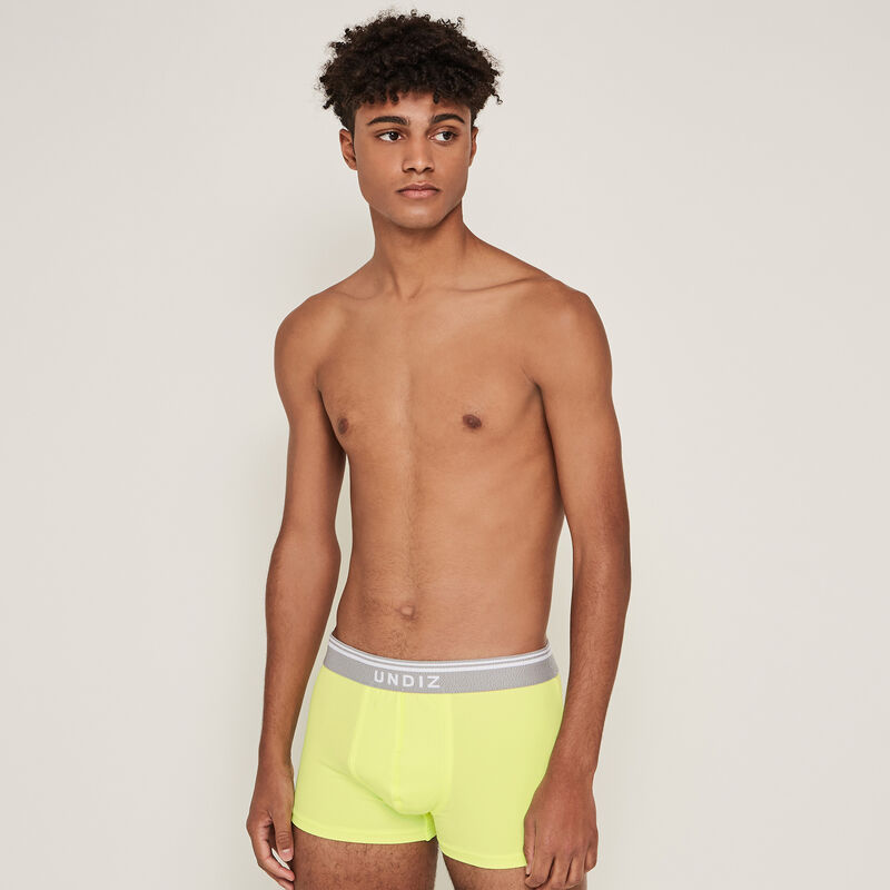Plain microfibre boxers - fluorescent yellow Plain microfibre boxers - fluorescent yellow;