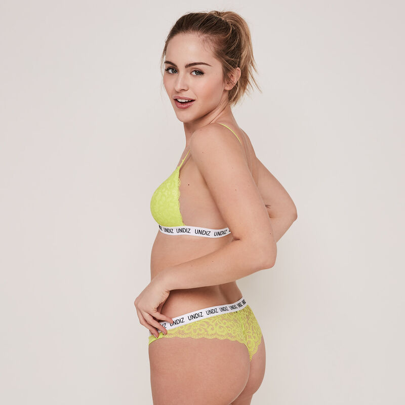 Secretiz padded triangle lace bra Secretiz padded triangle lace bra ;