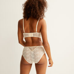 lace knickers - cream;