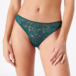 floral lace tanga briefs