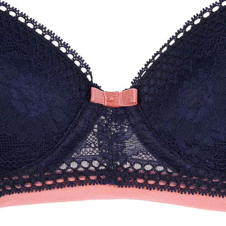 Niebieski biustonosz modelujący revoltiz blue.