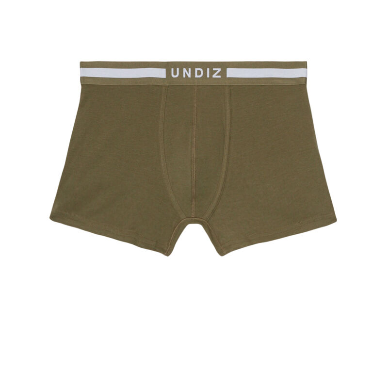 Plain cotton boxers - green Plain cotton boxers - green;
