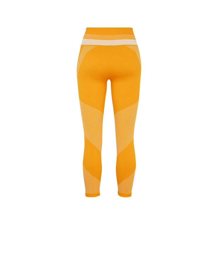 Seamblockiz short seamless sports leggings saffron.