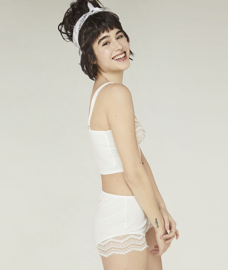 Белые шорты cupiz white.
