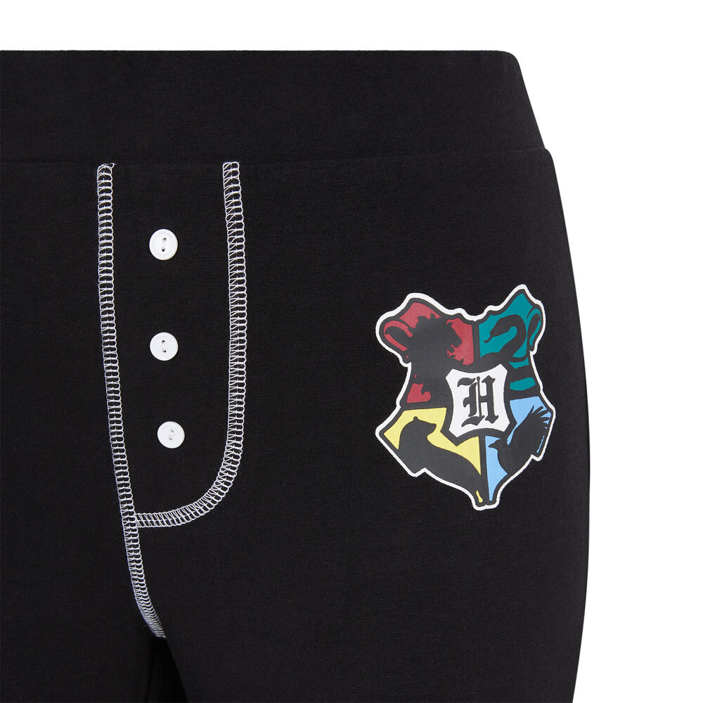 Harry potter printed leggings - black black.