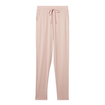 jersey trousers - pale pink;
