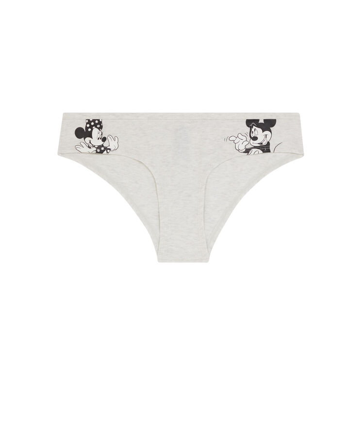 Coeurhandiz cotton shorty with mickey mouse trademark grey.