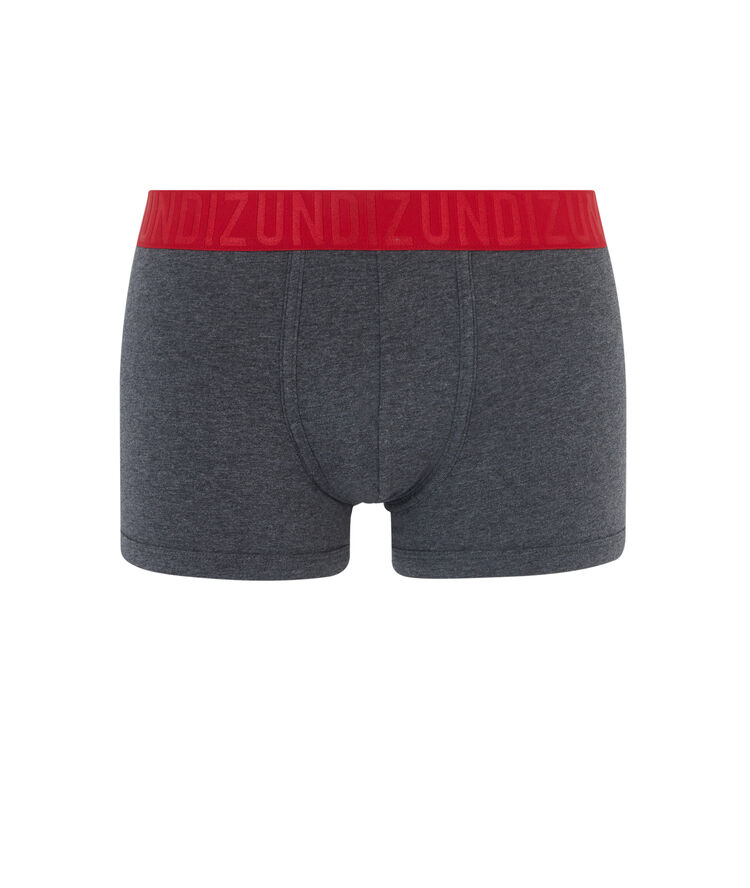 Cheraisiz cotton slogan boxer shorts dark grey.