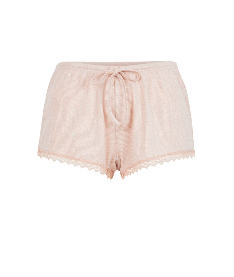 Luximiz shiny jersey shorts pink.