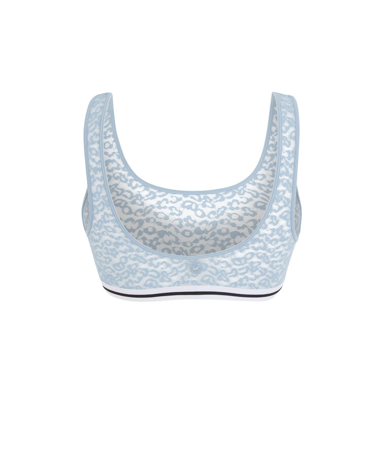 Secretz leopiz blue grey bra blue.
