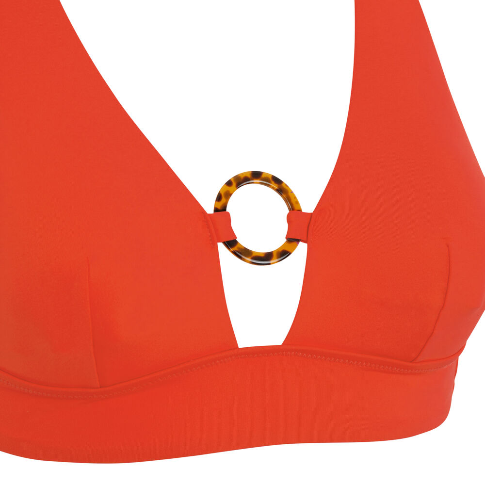 Triangle bikini top - red red.