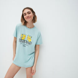 Pikachu printed t-shirt;