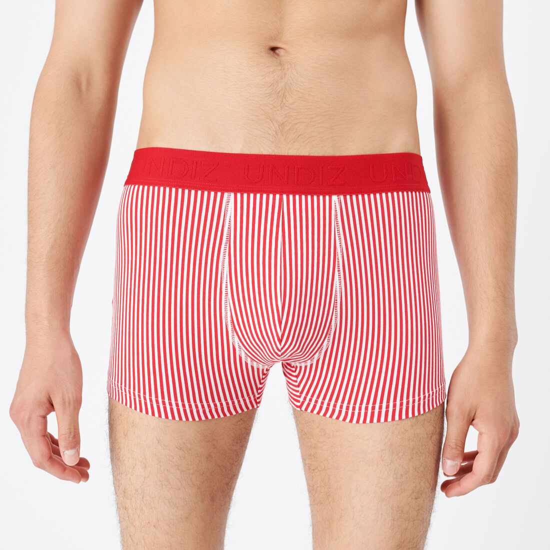 striped boxers;