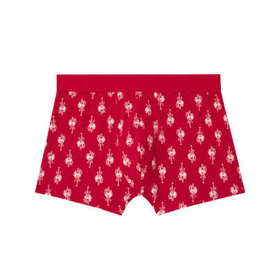 boxers with skull pattern;