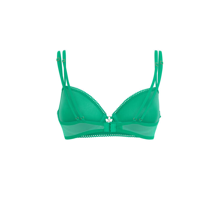 Lurexiz emerald-green padded bra green.