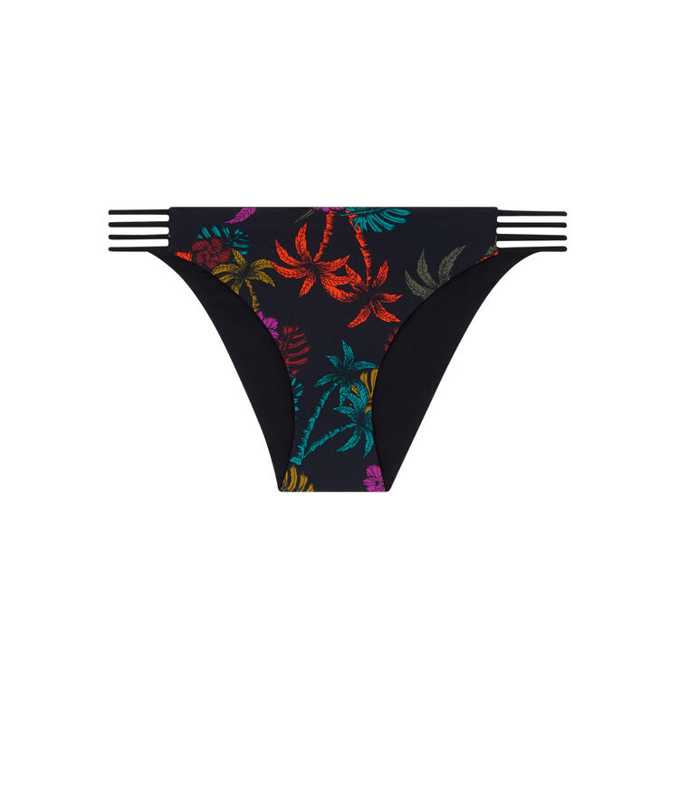 Printed bikini briefs - black black.