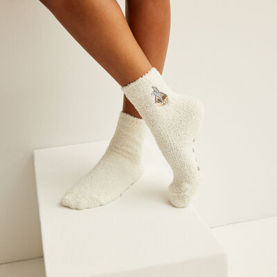thumper socks - cream;