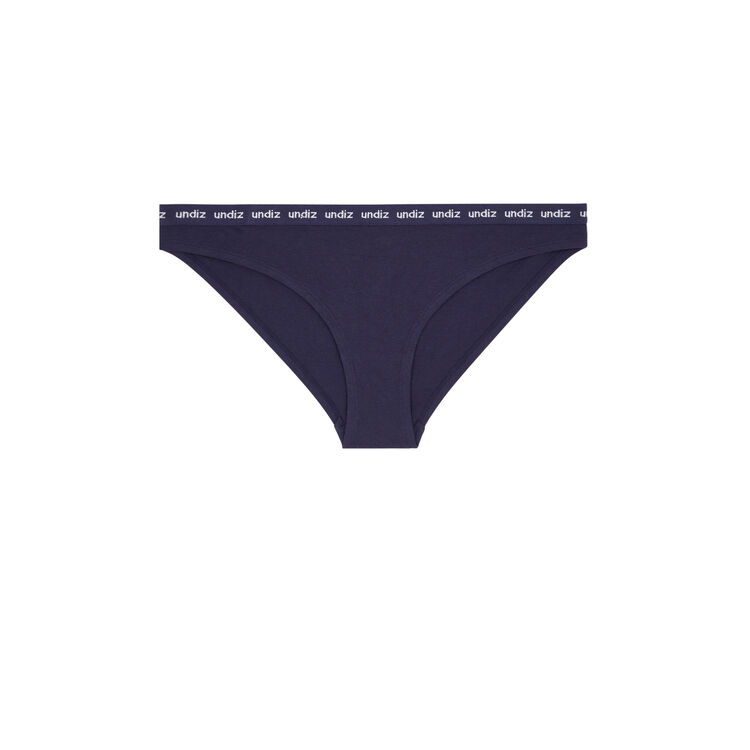 Slip aus bio-baumwolle teeniz marineblau.