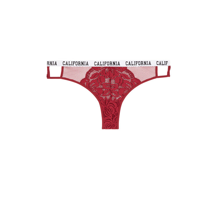 Tanga aus Spitze mit Banddetail westcoastiz Tanga aus Spitze mit Banddetail westcoastiz;