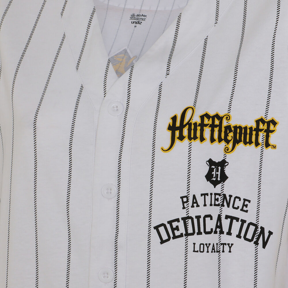 Hufflepuff striped tunic - white white.