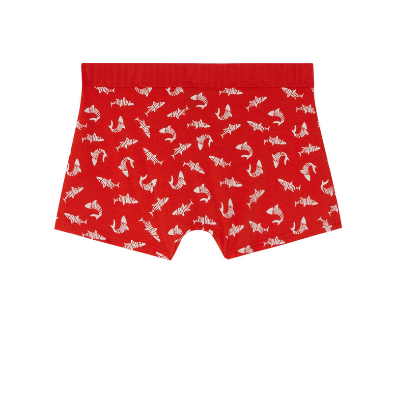 shark boxers - red shark boxers - red;