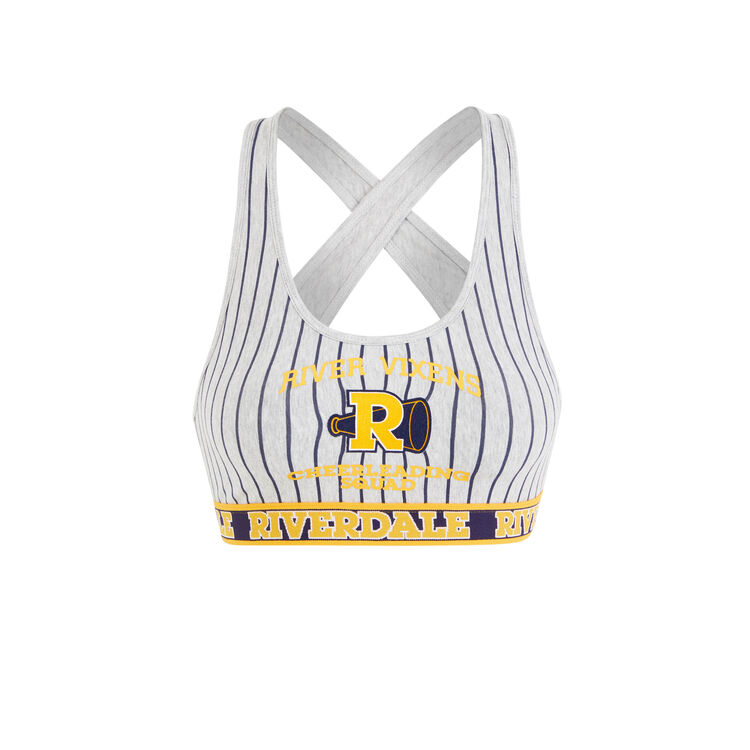 Licensed riverdale highschooliz wireless bra grey.