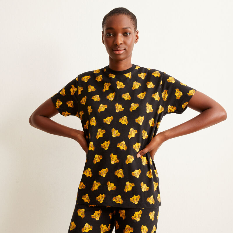 Simba print top - black Simba print top - black;