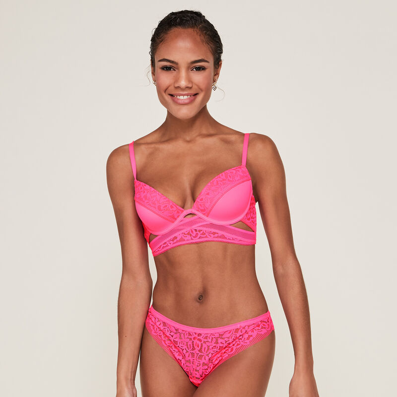 Padded bustier bra - pink Padded bustier bra - pink;