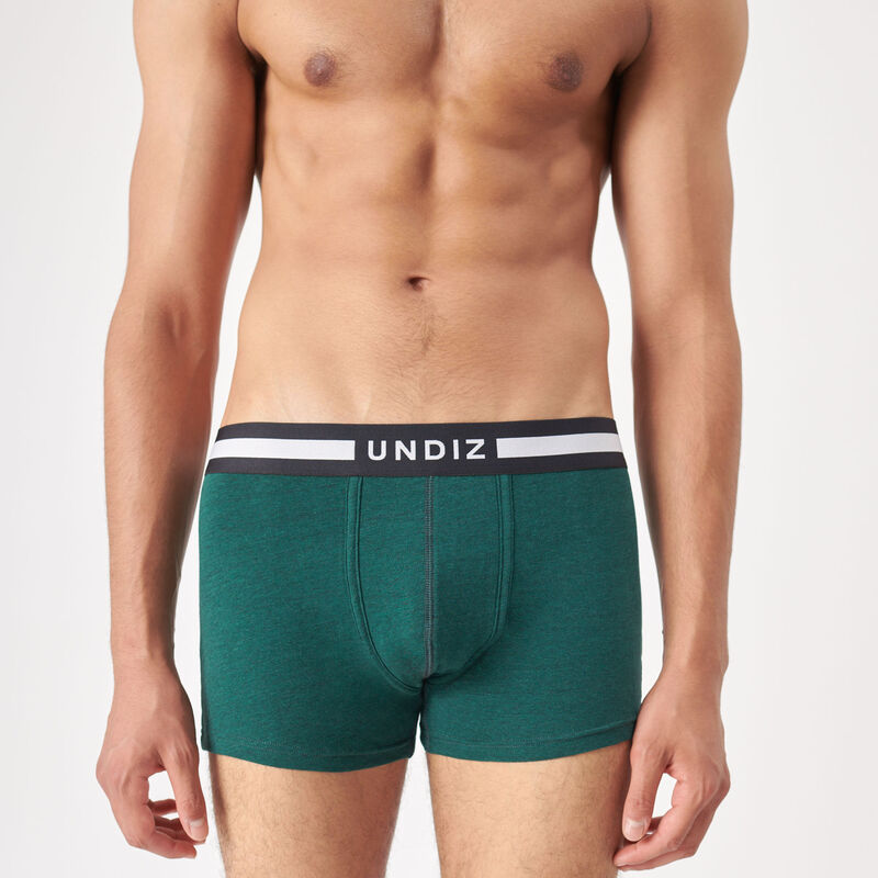 Plain cotton boxers;