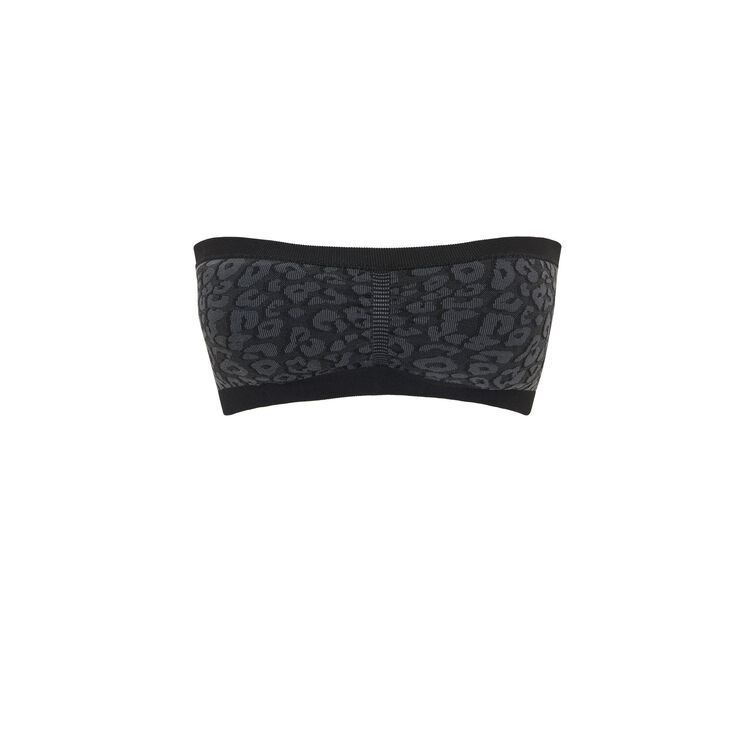 Seamleopiz seamless leopard print bandeau Seamleopiz seamless leopard print bandeau;
