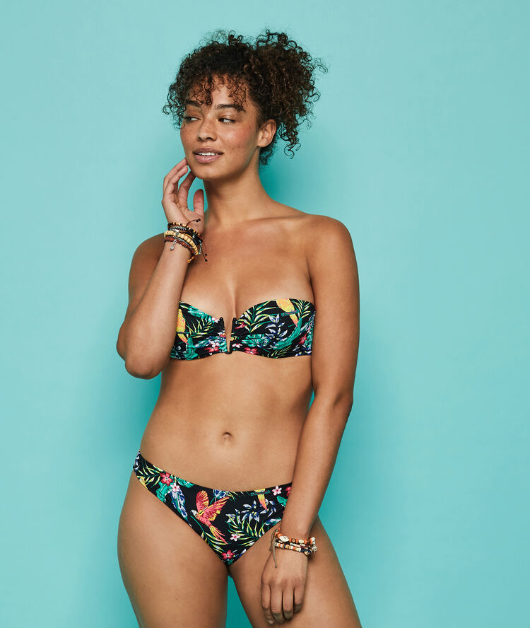 Paradibordiz black bikini top noir.