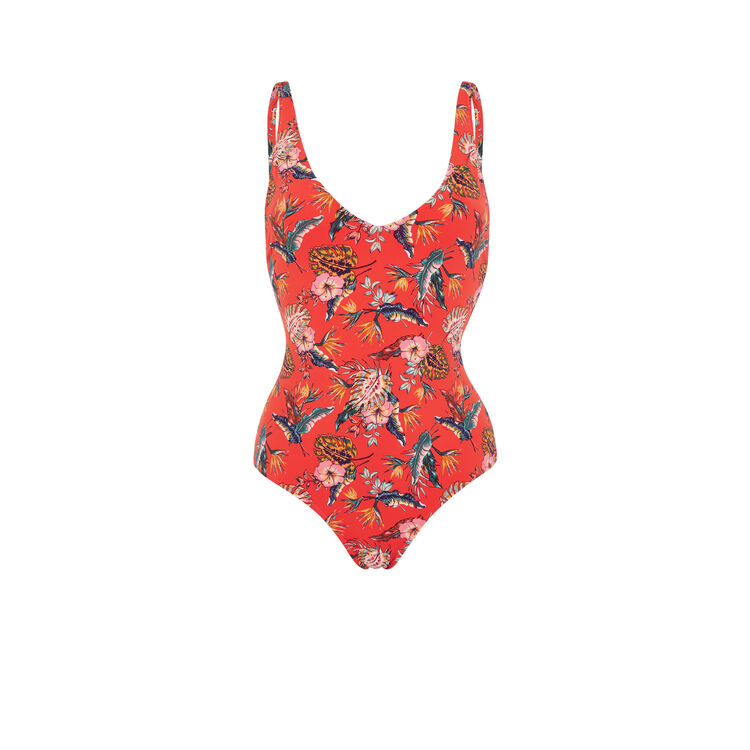 Spaniz coral red swimsuit Spaniz coral red swimsuit;
