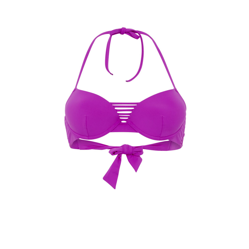 Push-up bikini top - fuchsia purple fuchsia purple.