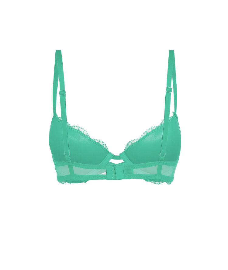Everydayiz emerald-green push-up bra green.