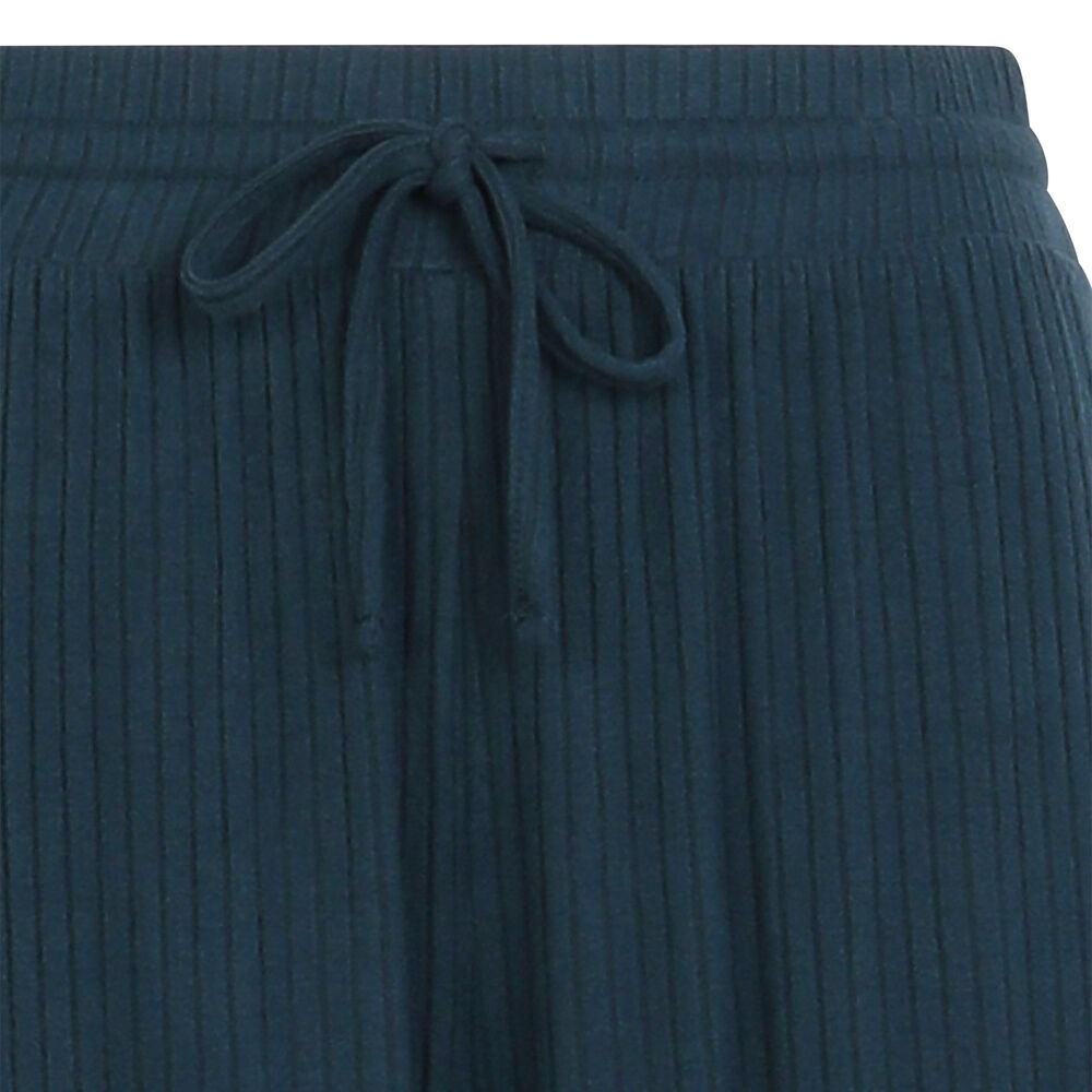 Wide-leg trousers and drawstring - blue blue.