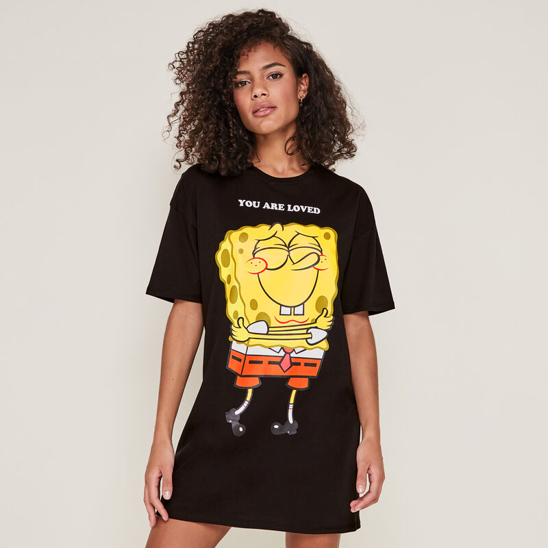 lovebobiz spongebob squarepants print tunic lovebobiz spongebob squarepants print tunic;