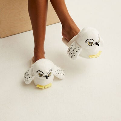 chaussons hedwige - blanc;
