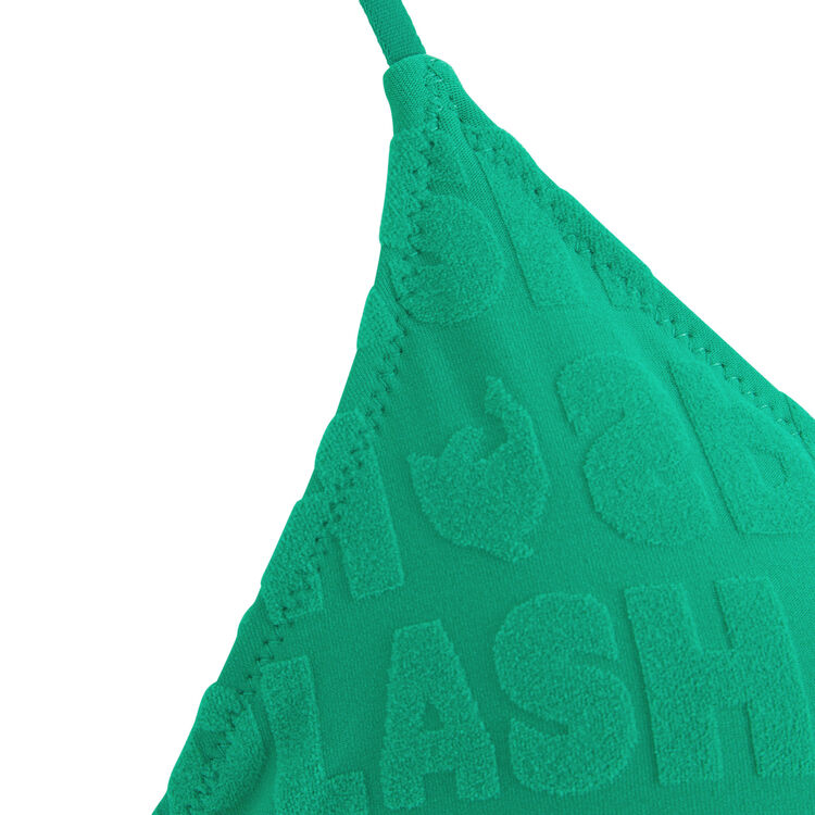 Szmaragdowozielona góra do bikini epongiz splashiz green.