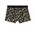 boxers with floral and mushroom motifs - black;