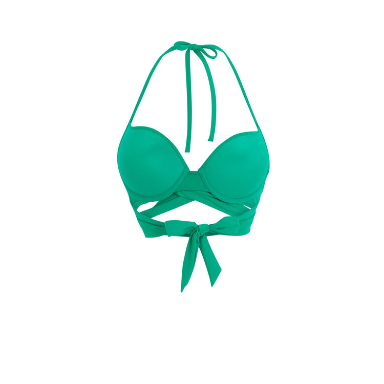 Fusioniz emerald green bikini top green.