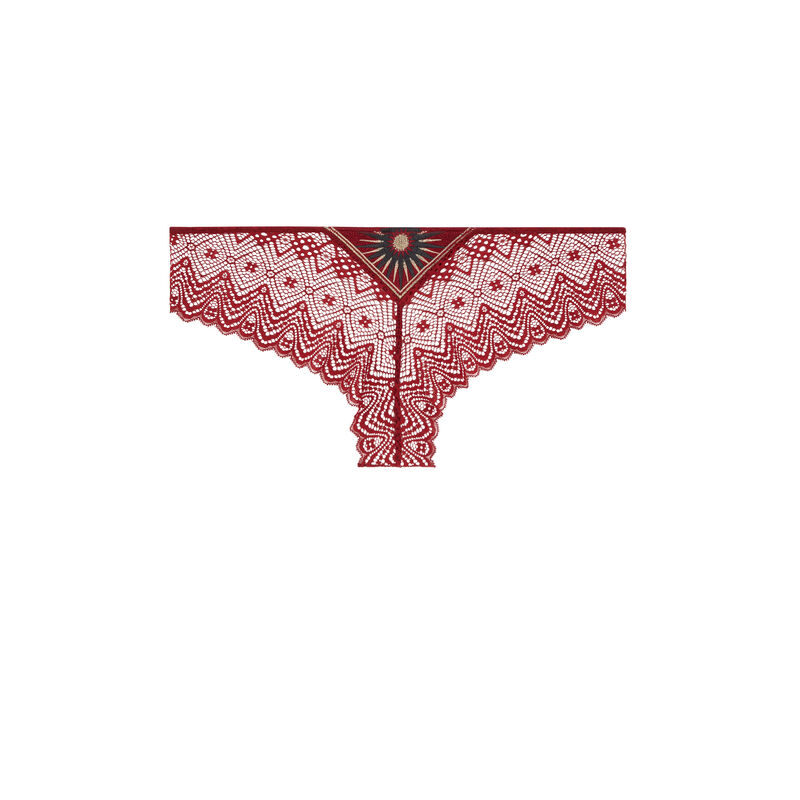Culotte détail broderie horoscopiz bordeaux.
