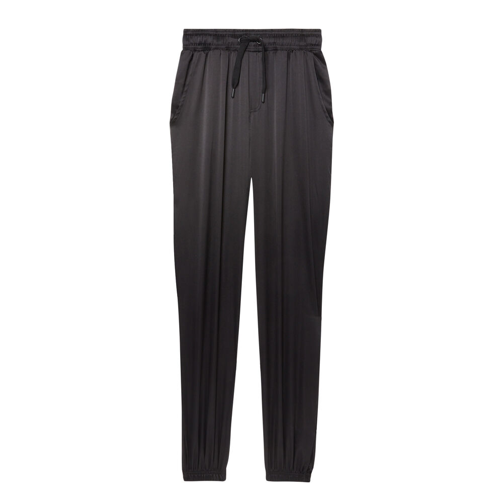 Aya x undiz satin jogging pants - black black.