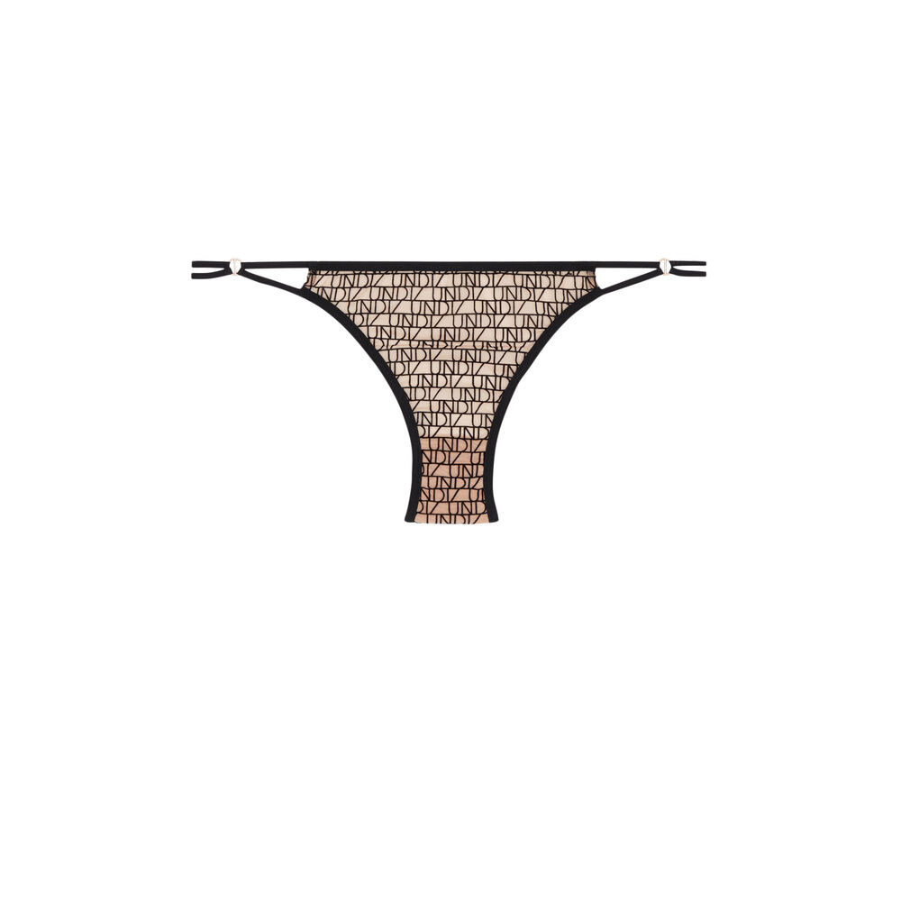 Culotte tulle floqué eliziz beige.