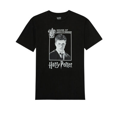harry potter print nightshirt - black;